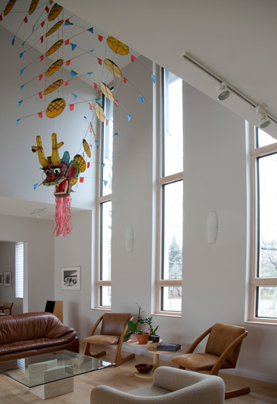 Home of Cleveland couple, Linda Butler and Steven Nissen. Photo Linda Butler