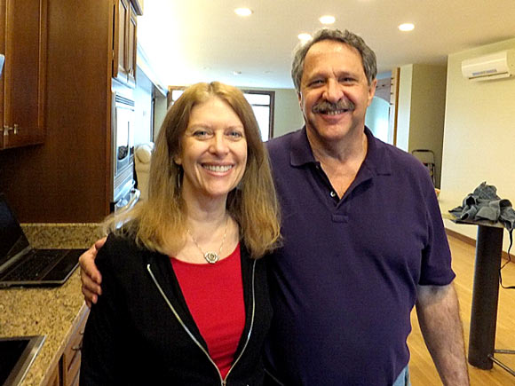 Homeowners of the SmartHome, Jocelyn and Martin Schaffer - Photo Erin O'Brien