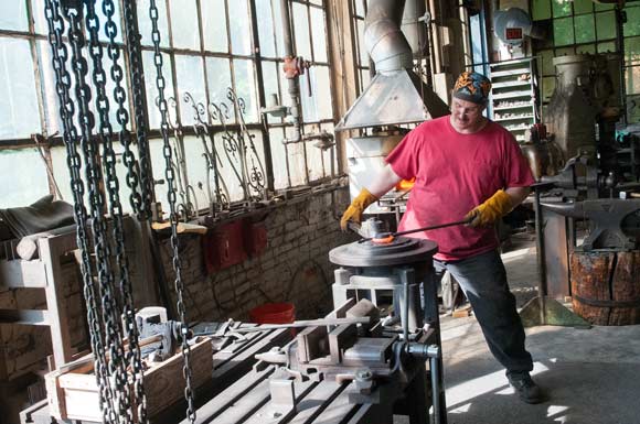 Steve Moorhouse, long time employee at Rose Iron Works