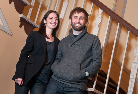 TEDxCLE Co-Founders Hallie Bram Kogelschatz and Eric Kogelschatz - Photo Bob Perkoski