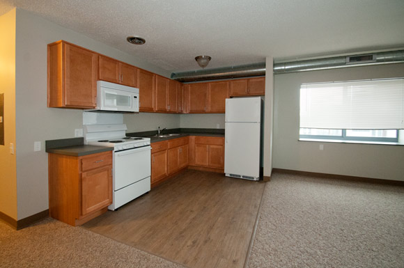 One of the apartments in the Euclid-115 building