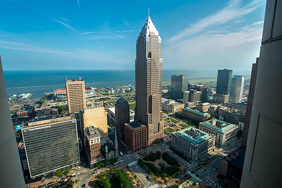 View from The Terminal Tower observation deck