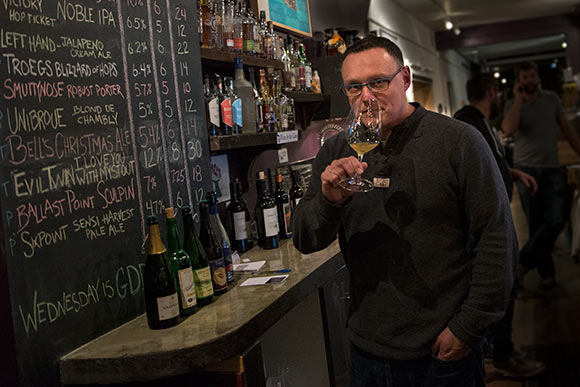 <span class="content-image-text">Adam Fleischer owner of The Wine Spot</span>