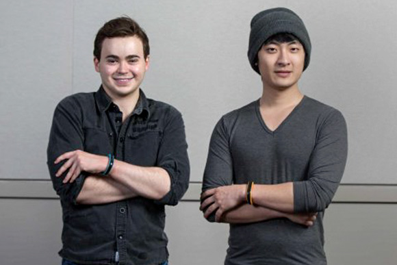 EveryKey founders Chris Wentz (left) and CiCi Qian