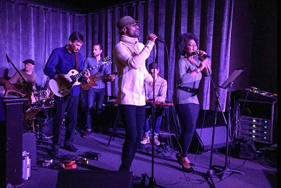 Daniel Gray-Kontar performing at Take 5 Jazz Club