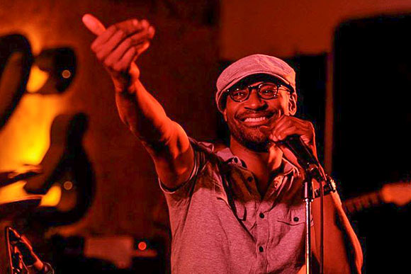 Daniel Gray-Kontar performing at Mahalls