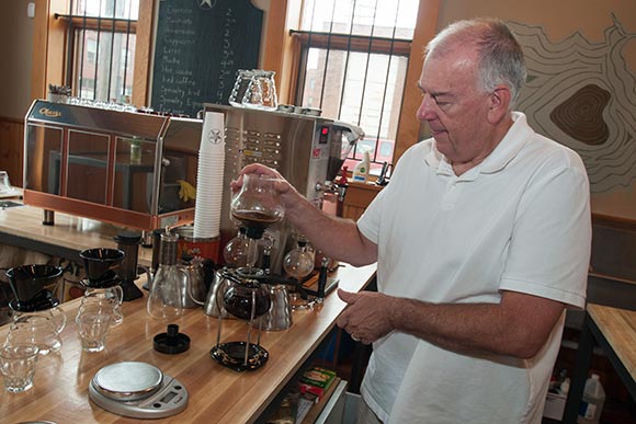 Kim Jenkins, proprietor of Rising Star Coffee Roasters