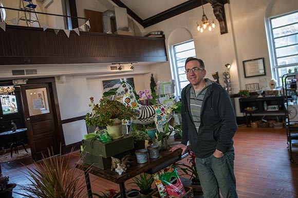 Jeff Zelmer co-owner of Urban Orchid at the east side location