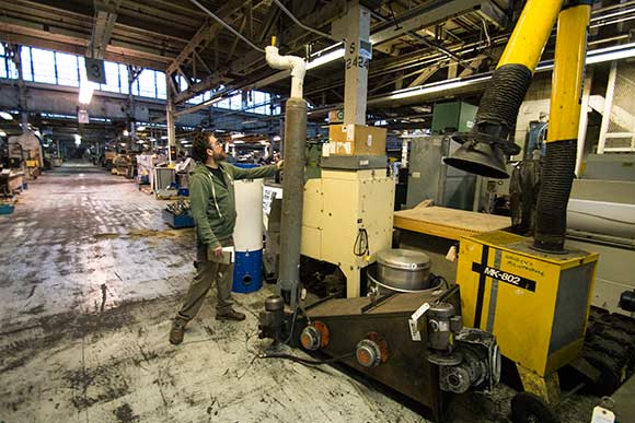 Artist Dana Depew at HGR