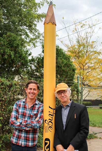 Graham Veysey of North Water Partners in Hingetown with Zev Siegl