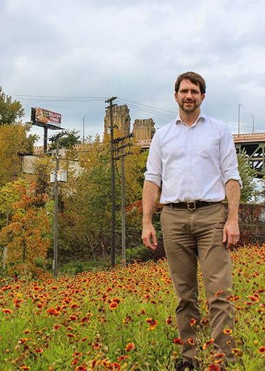 <span class="content-image-text">Joel Wimbiscus of LAND studio at Scranton Flats</span>