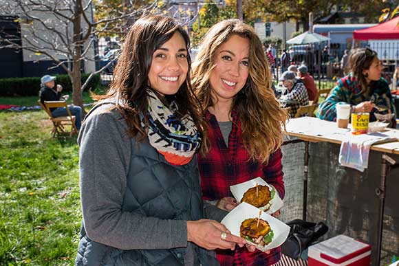 Alicia Candelario and Brittany Gonzalez of La Banana Frita