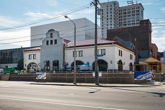 Hofbrauhaus Cleveland construction