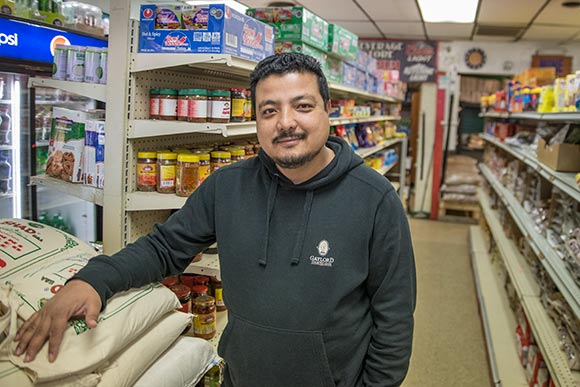 Nar Pradhan owner of South Asian Grocery