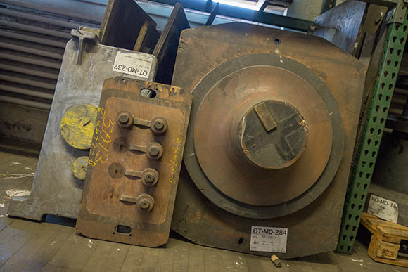 Sand casting forms from Taylor & Boggis Foundry Co. acquired by Rustbelt Reclamation