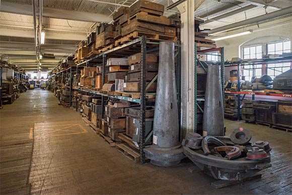 Sand casting forms from Taylor & Boggis Foundry Co. acquired by Rustbelt Reclamation