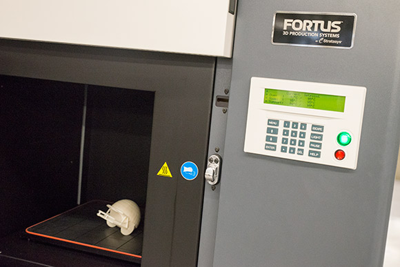 Larger 3-D printer Maker Bot at at Tri-C's Unified Technologies Center at Tri-C