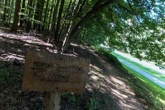 Singletrack Mountain Bike Trail, Bedford Reservation