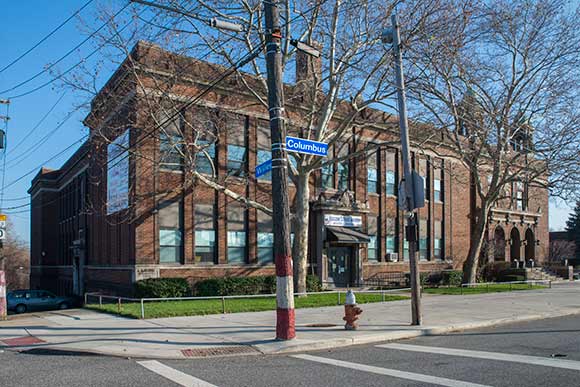 Saint Wendelin Catholic Church building - Denison Elementary on Willey Ave and Colum