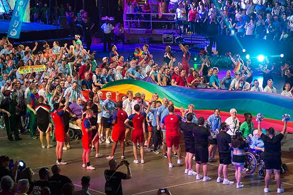 Gay Games 9 opening ceremony in Cleveland