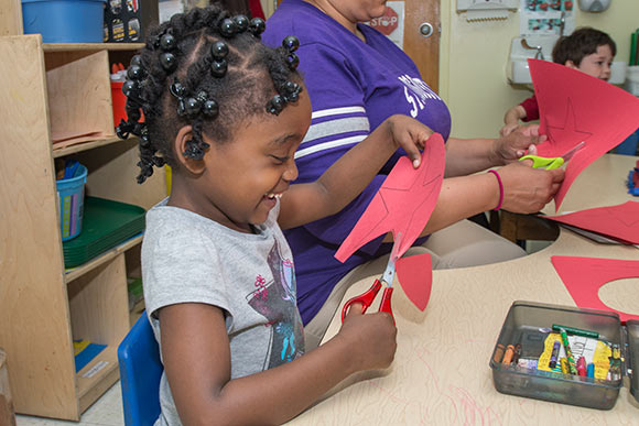 St. Augustine Child Enrichment Center student in the Pre4CLE program