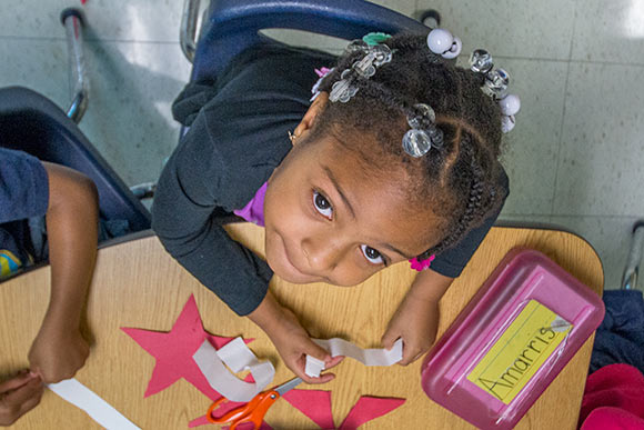 St. Augustine Child Enrichment Center student in the Pre4CLE program