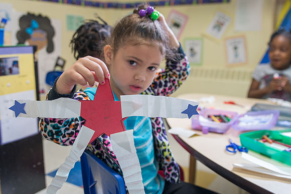 St. Augustine Child Enrichment Center student in the Pre4CLE program