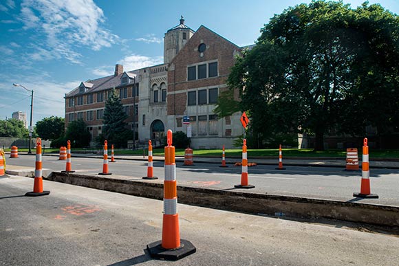 Construction on E 22nd St