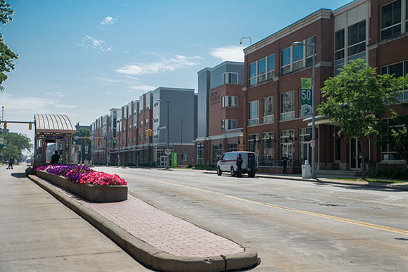 CSU's student residential complex Euclid Commons