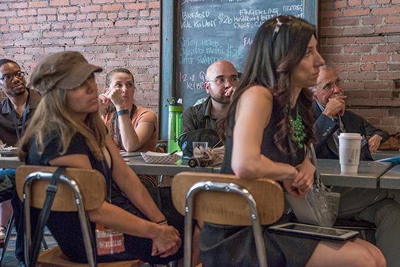 SEA Change discussion with Rust Belt Riders, Upcycle Parts Shop and Modern Good  at Luxe