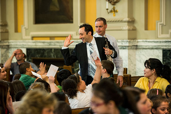 Jeff Rathbun at St. Coleman Church.