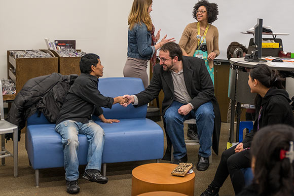 Welcome Hub at Heights Libraries Noble Branch