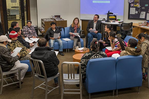 Welcome Hub at Heights Libraries Noble Branch