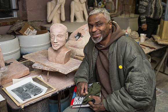 Sky Davison, a student at Snickerfritz Cultural Workshop for the Arts