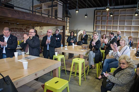 BRICK Ceramic + Design Studio's recent Ribbon Cutting Ceremony