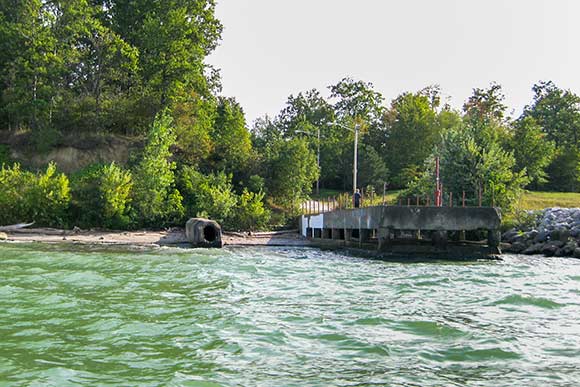 Sims Park Pier before the build out