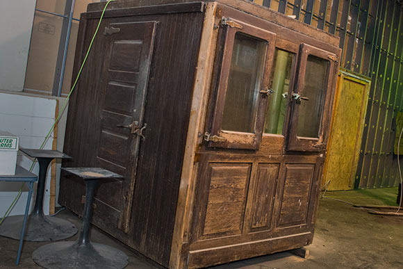 A 1905 walk-in cooler at Forest City Brewery