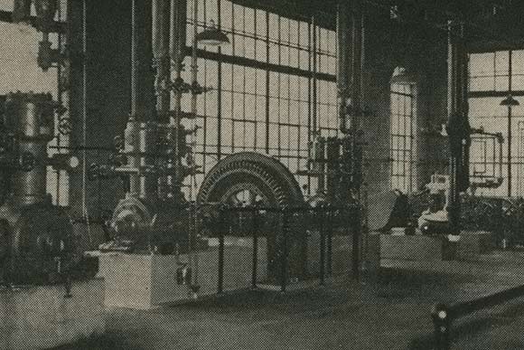 The powerhouse of the old Hildebrandt bldg back in the day where Rising Star Coffe now resides