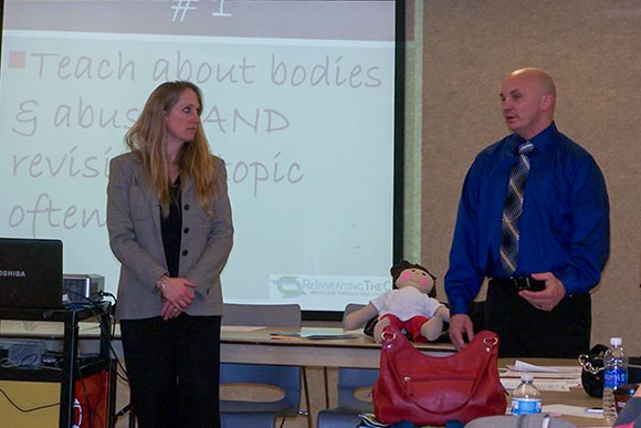 Presenting to the North Olmsted Early Childhood PTA with Cathy DuBois from Reinventing the Cycle