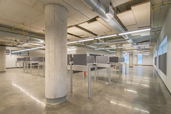 These workstations are ready for students to move in.