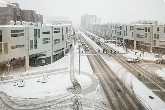 View of Uptown from the new CIA addition