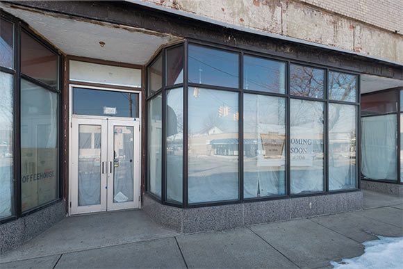 Future home of the Coffee House on 185th Street