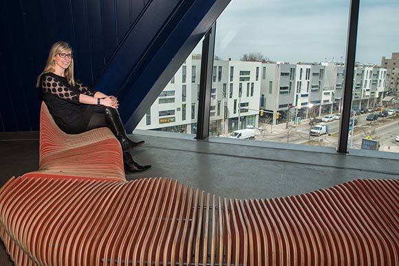 Megan Lykins Reich, deputy director of the Museum of Contemporary Art Cleveland