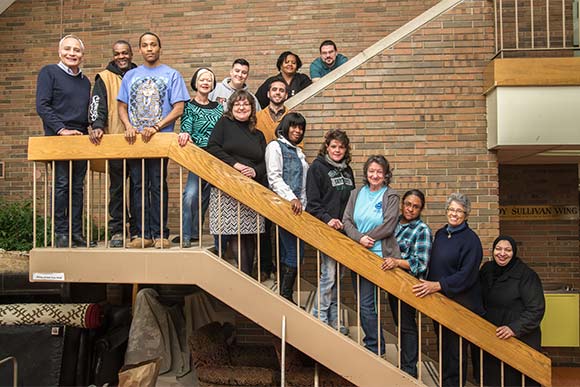 Rick Kemm (top left) at the May Dugan Center