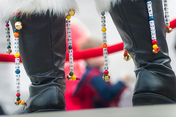 <span class="content-image-text">Santa's boots with Christmas messages</span>
