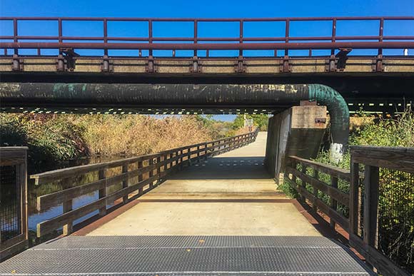 Industry along the canal