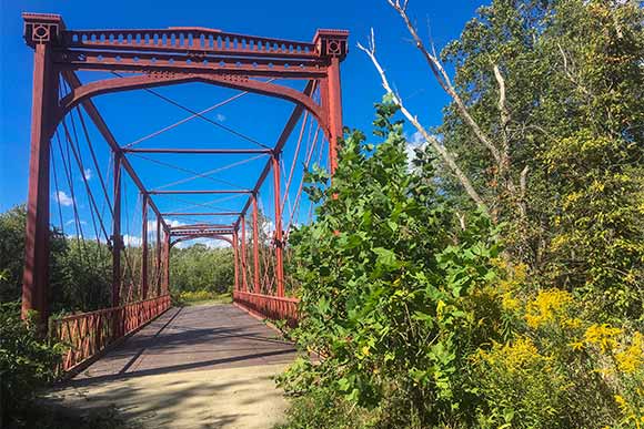 The Zoarville Station Fink Through-Truss Bridge