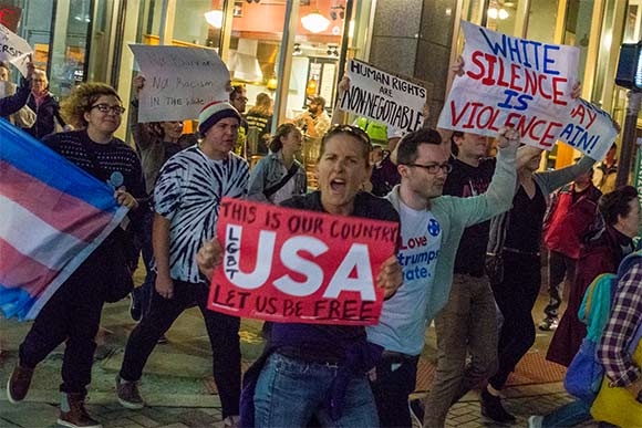 Election Protests in Cleveland