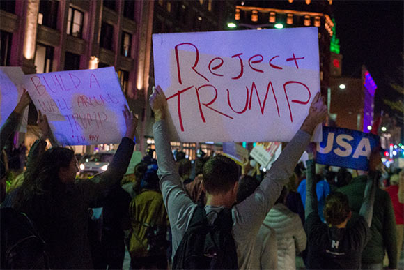 Election Protests in Cleveland