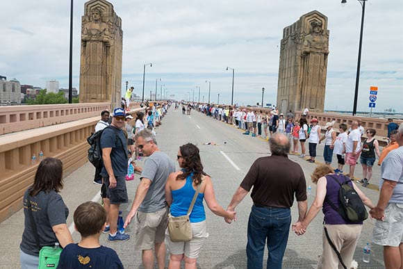 Circle the City with Love movement last July